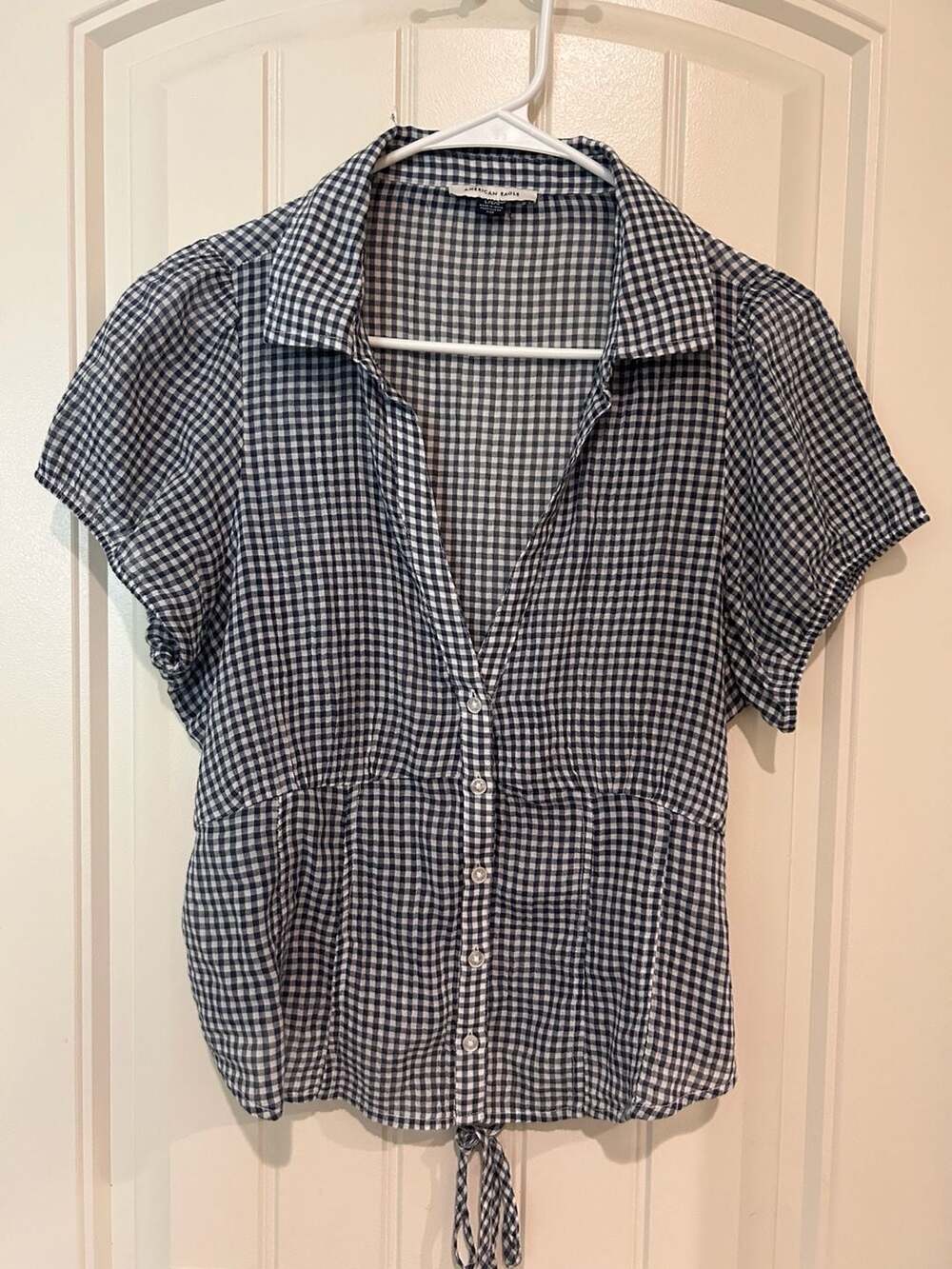 AE Short-Sleeve Button-Up Shirt